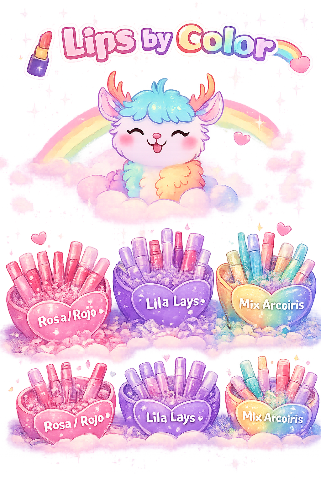 💄🌈Lips by color