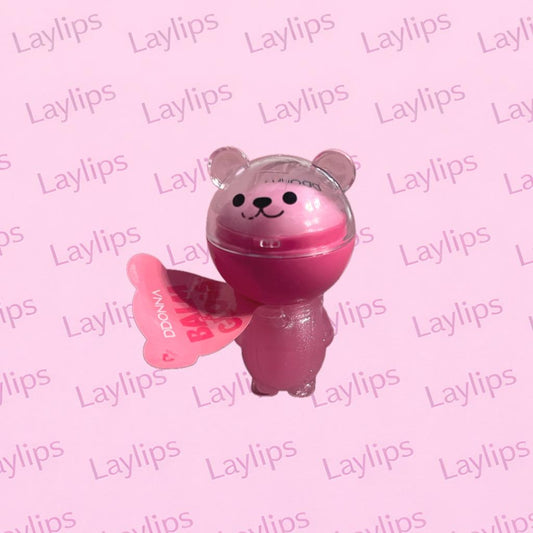 🐻🍓 Osito 2 en 1 Bálsamo Gloss