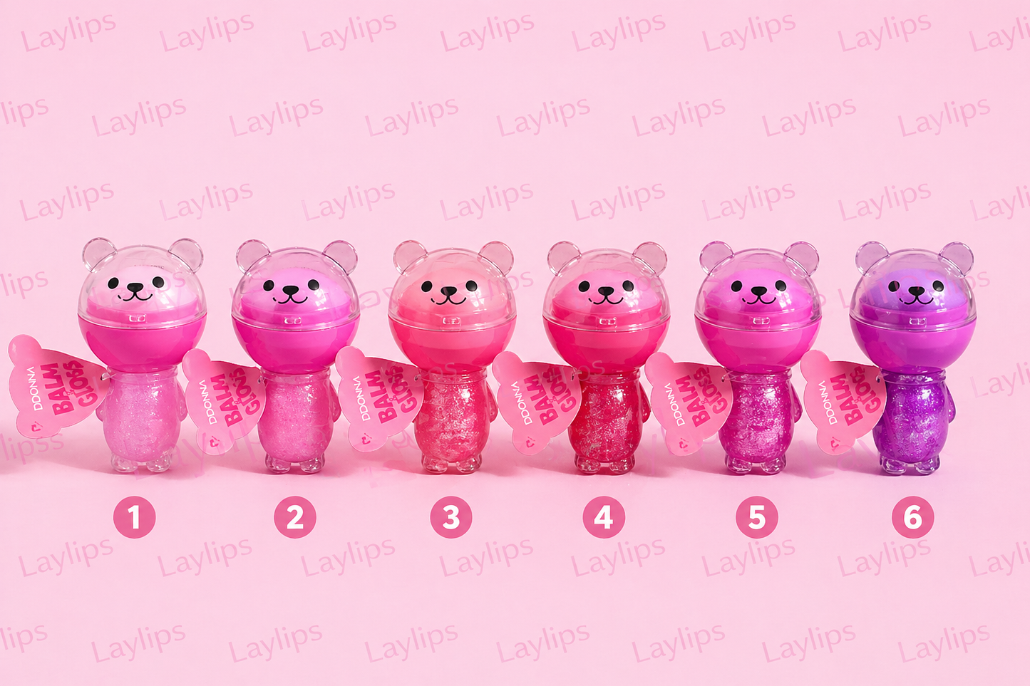 🐻🍓 Osito 2 en 1 Bálsamo Gloss